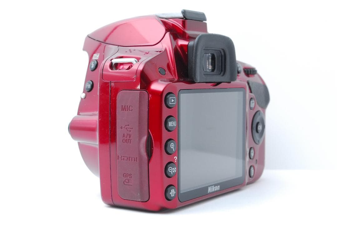 【希少カラー　レッド】Nikon D3200　スマホ転送　入学　花見　卒業