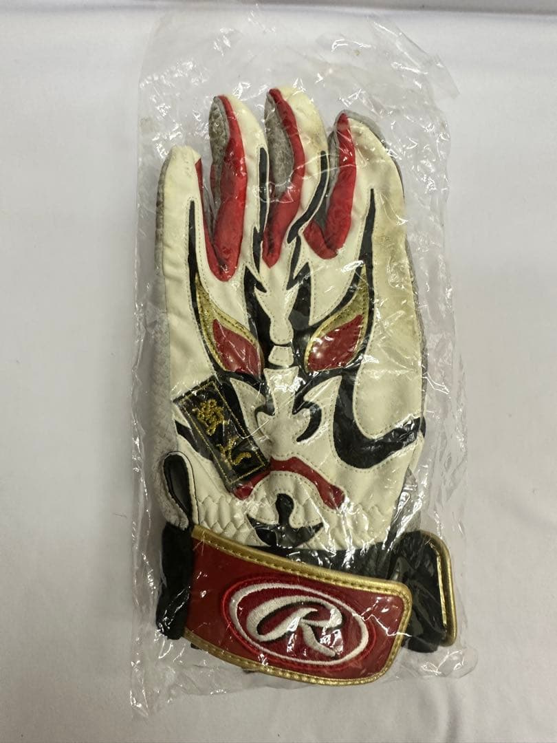 実使用】井口資仁 直筆サイン入り バッティンググローブ 両手 千葉