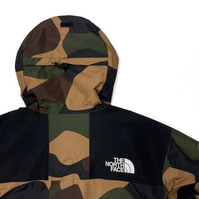 ノースフェイス マウンテンジャケット US限定(M)黒 迷彩 180915 - メルカリ