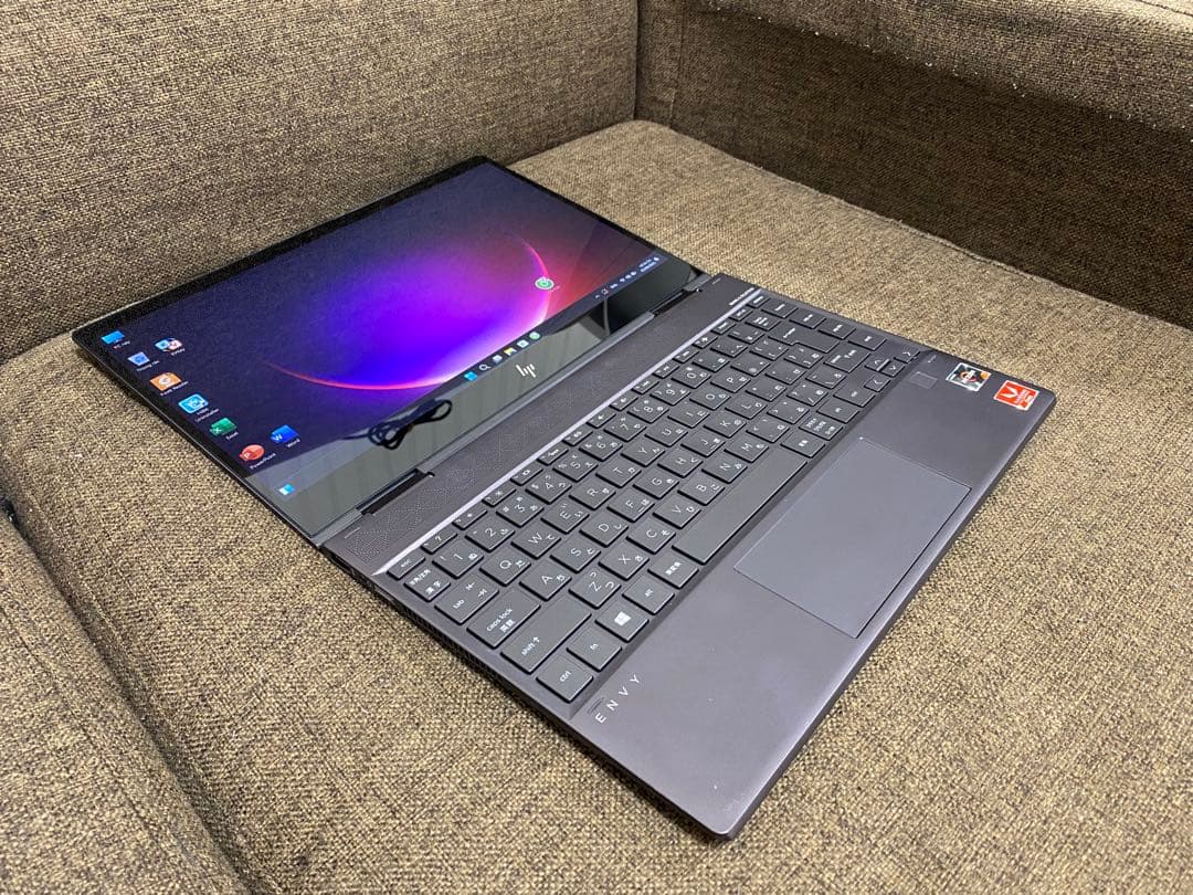 HP Envy 2in1 Ryzen 5オフィス2024永続 バッテリー100%-買取安い