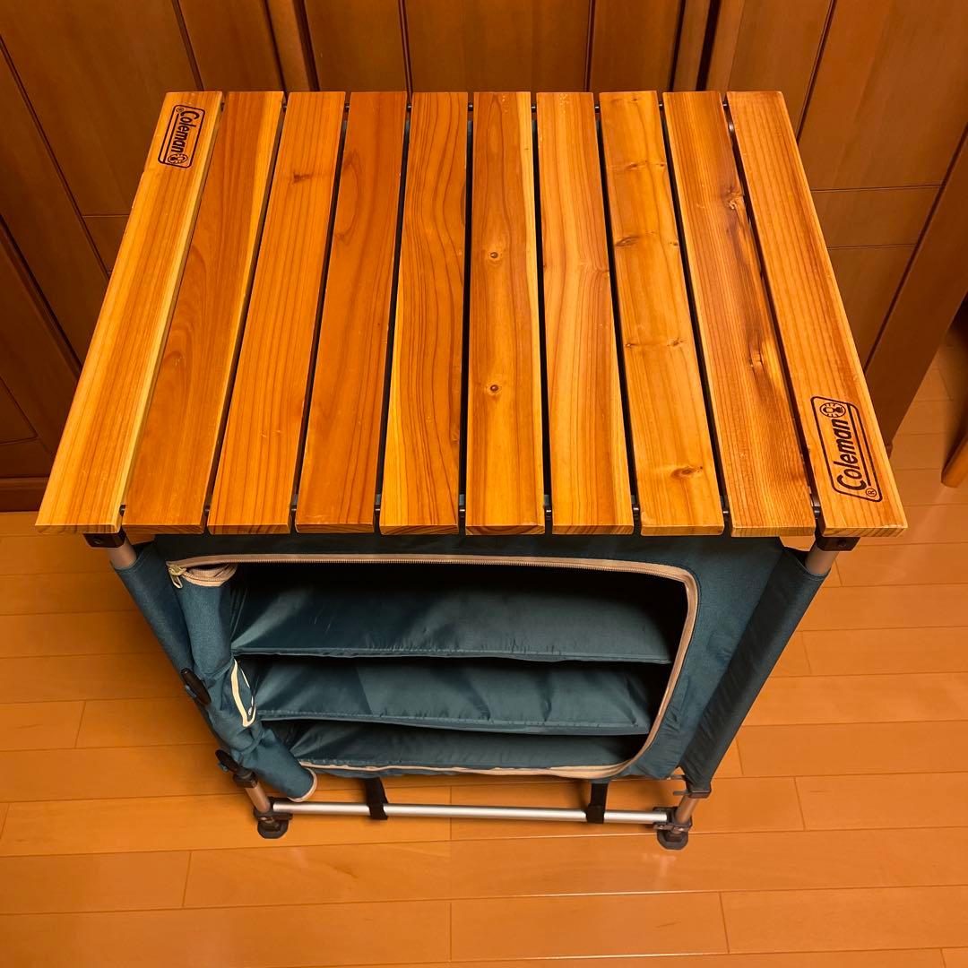 廃盤 Coleman コールマン フォルダブルシェルフ マルチキッチン