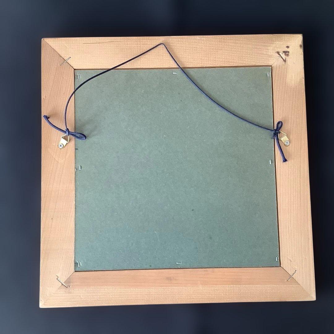 陶板画 陶板 倉敷美観地区 焼杉木製フレーム 壁飾り 壁掛け - メルカリ