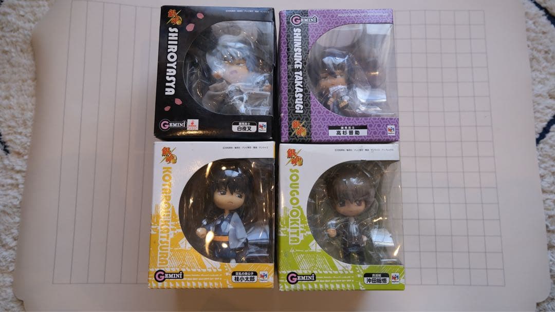 GEMINI 銀魂 桂小太郎 白夜叉 沖田総悟 高杉晋助 4体セット フィギュア