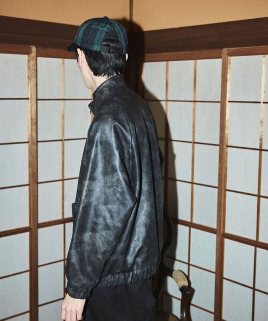 UMBRO/アンブロ レザージャケット ブルゾン ライダース ブラック 黒