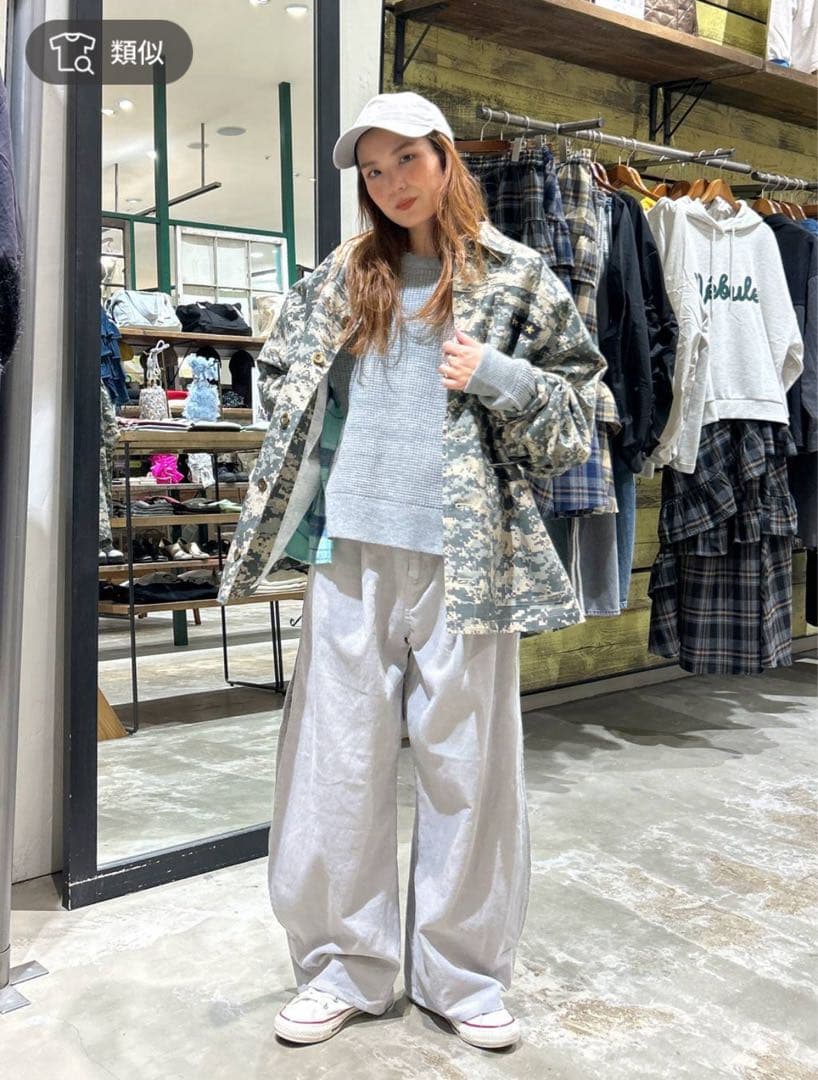 新品 ニコアンド ワッペンシャツジャケット 人気スタッフプロデュース