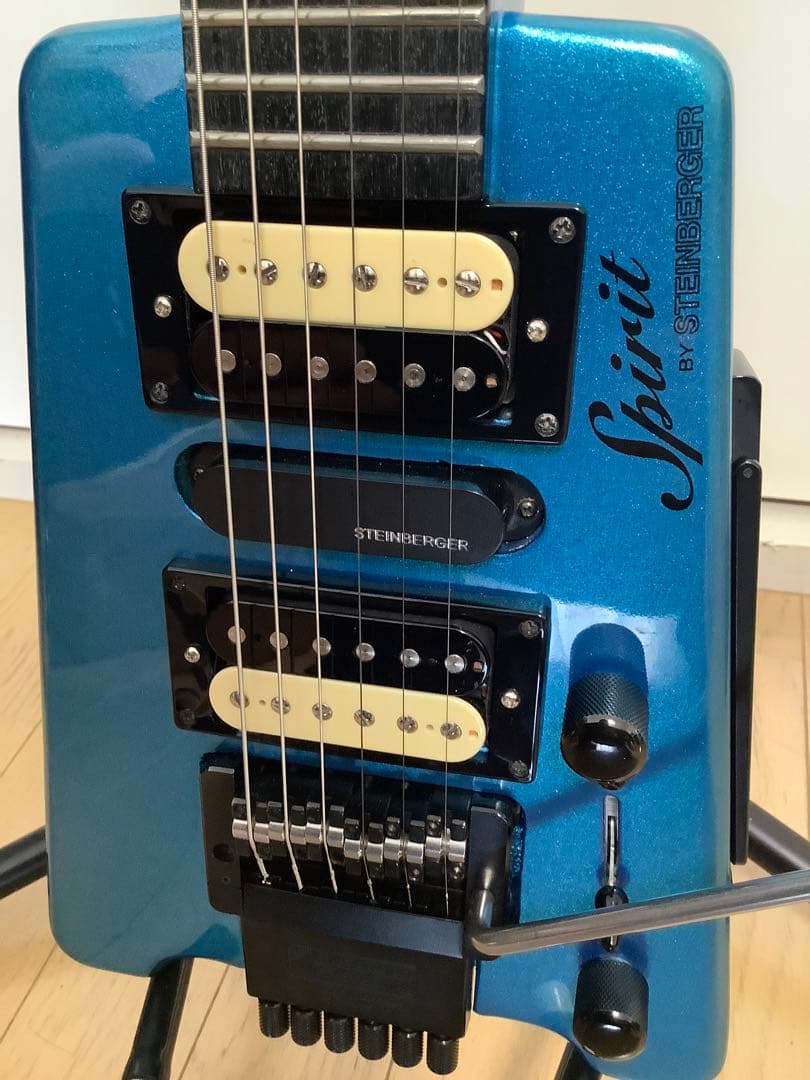 Steinberger Spirit エレキギター 青 ピックアップ換装アリ