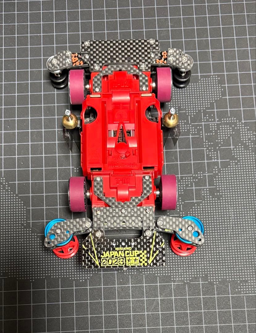 ミニ四駆 アバンテMk.II msフレキ 赤　レッド