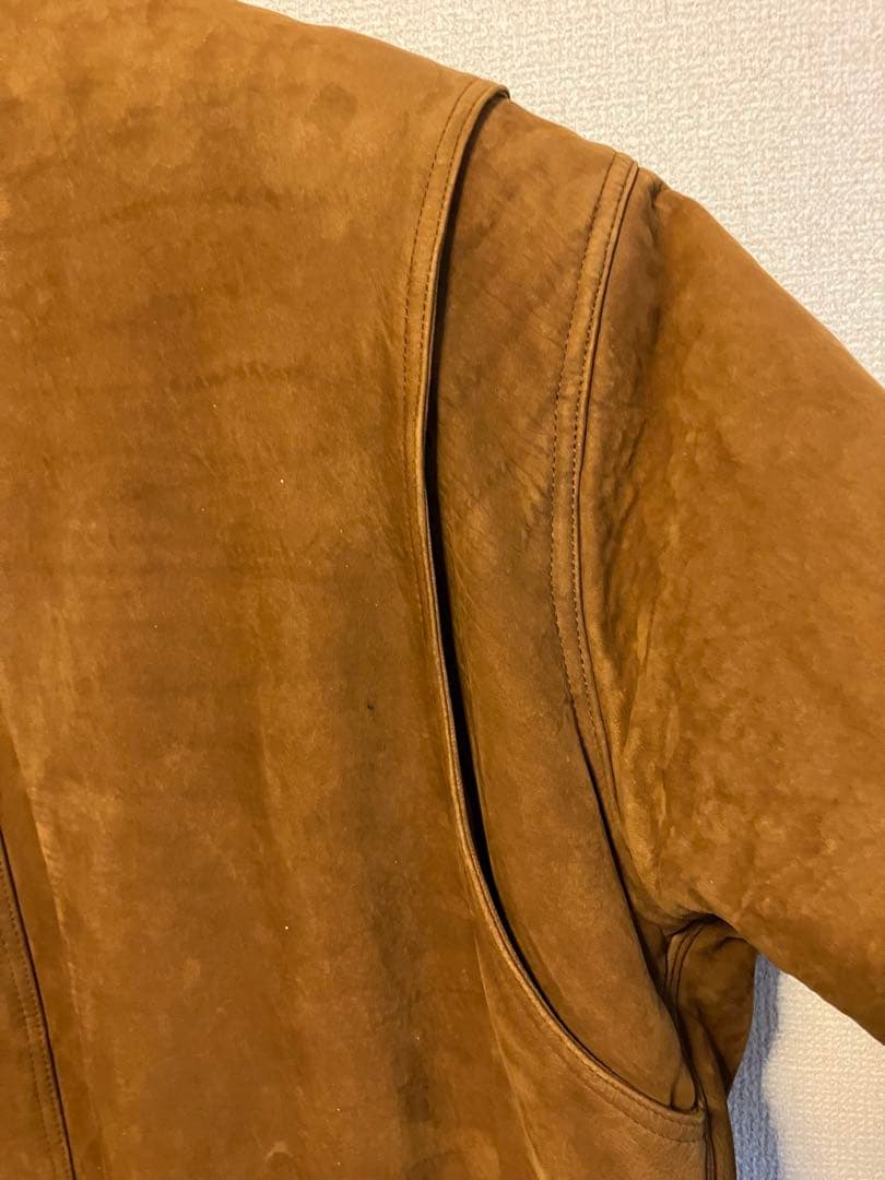 90s L.L.Bean ヌバックレザー カバーオール　USA製 シンサレート