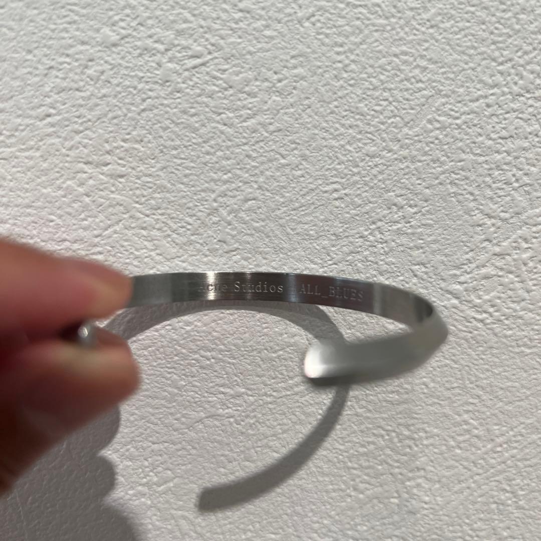 即買いOK】Acne Studios×ALL BLUES バングル シルバー - メルカリ