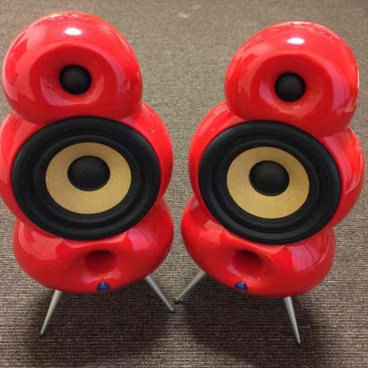 minipod ミニポッドスピーカー スキャンダイナ レッド - メルカリ