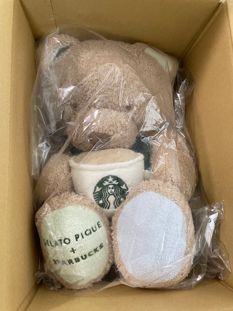 スターバックス ジェラートピケ ティッシュケース ぬいぐるみ スタバ ジェラピケ