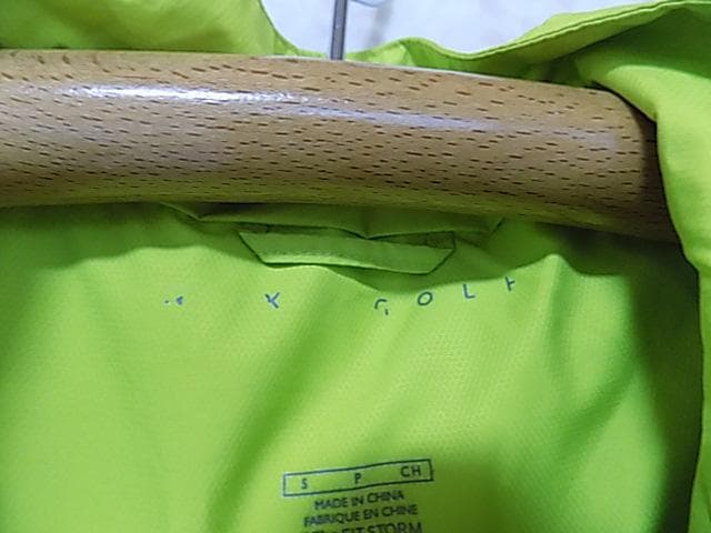 37109 ナイキゴルフ 2wayジャケット 黄緑色 サイズS - メルカリ