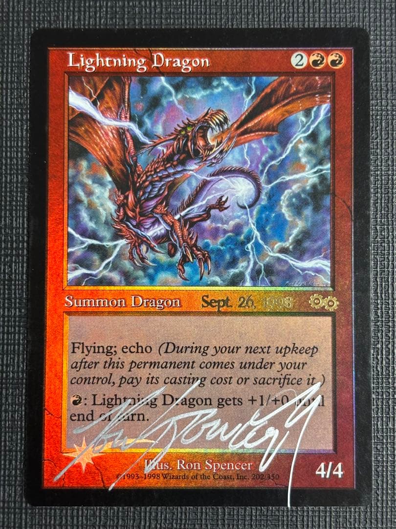 稲妻のドラゴンFOIL サインド