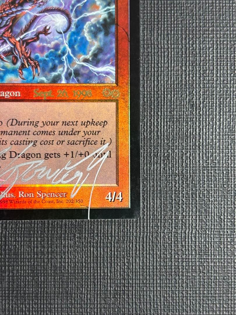 稲妻のドラゴンFOIL サインド