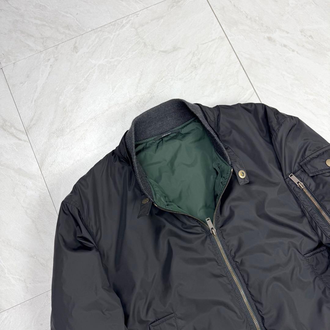 極美品 グッチ トムフォード期 MA1 ナイロンジャケット シェリーライン