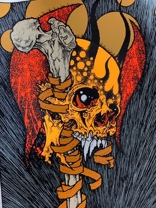 pushead シルクスクリーンポスター パスヘッド レア zorlac - メルカリ