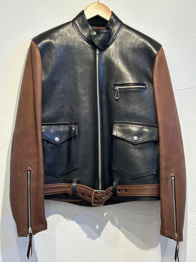 Heller's cafe ヘラーズカフェ モーターサイクルジャケット　38 WAREHOUSE（ウエアハウス） HELLER`S CAFE ヘラーズカフェ WAREHOUSE