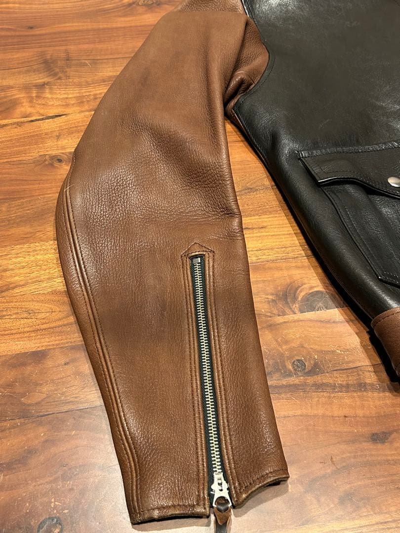 Heller's cafe ヘラーズカフェ モーターサイクルジャケット 38 - メルカリ