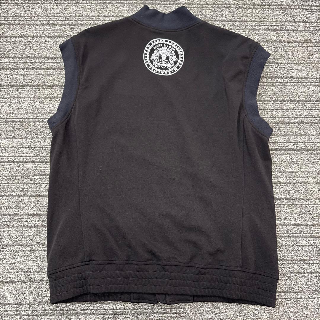 マークアンドロナ 上下セット ベスト スタッズ 黒