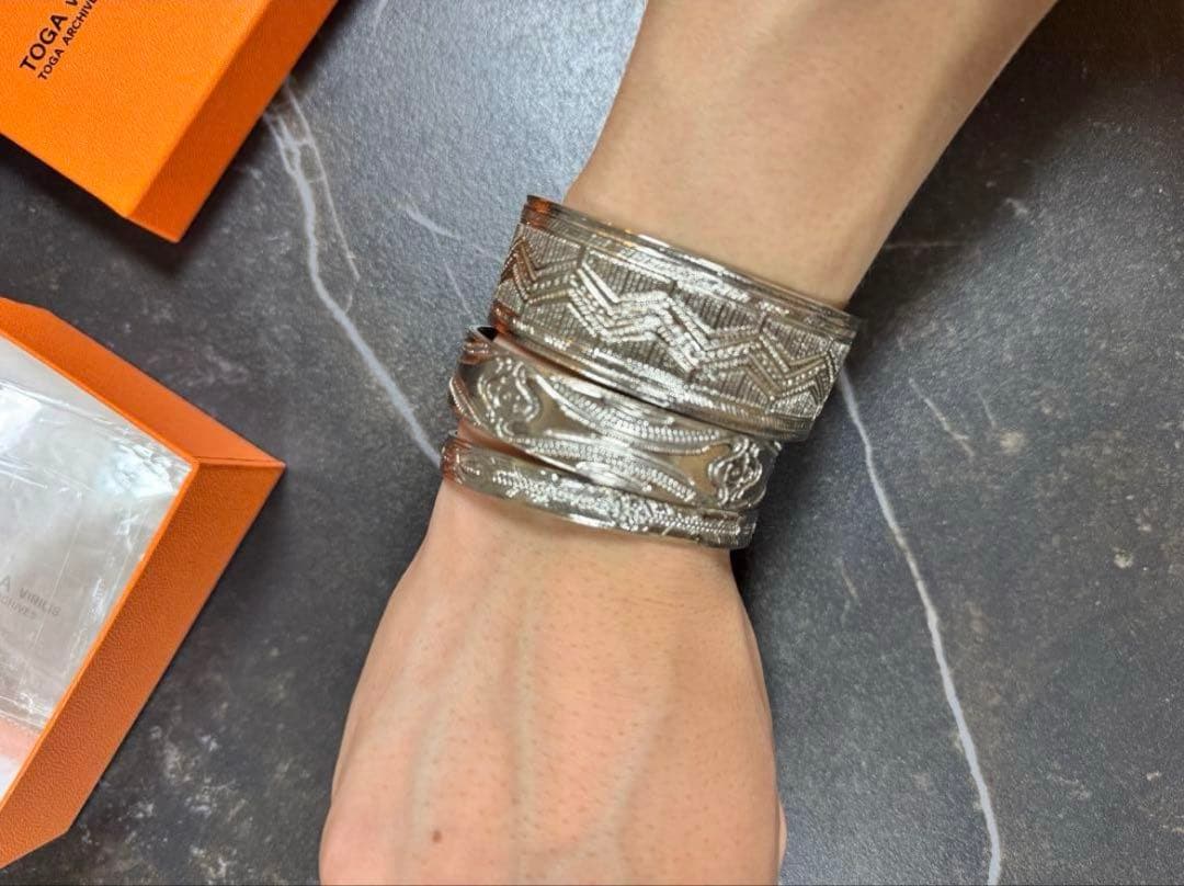 TOGA VIRILIS シルバー バングル 3点セット 代官山O別注
