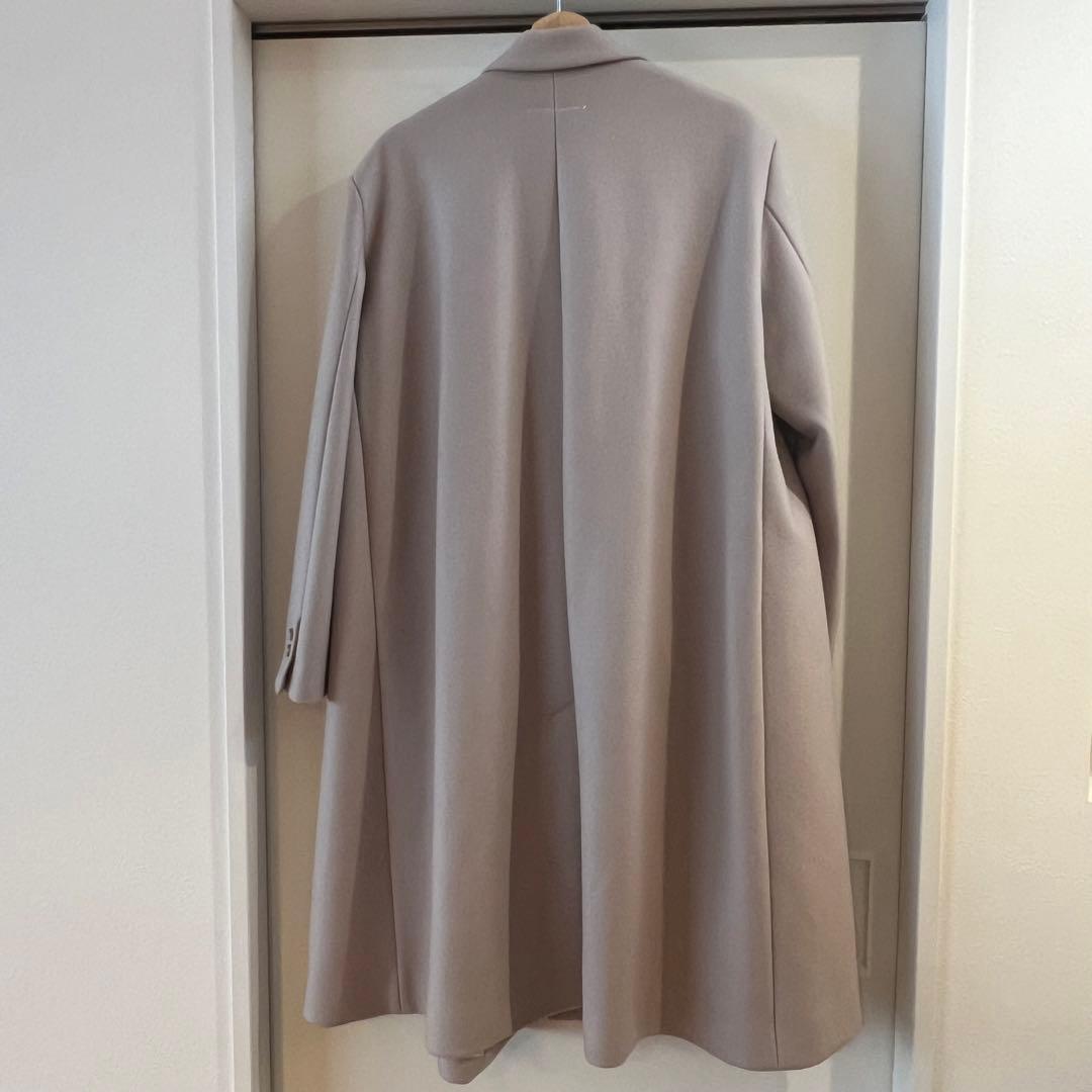 mm6 MM6 ダブルブレスト ロングコート 36 グレー アウター - メルカリ