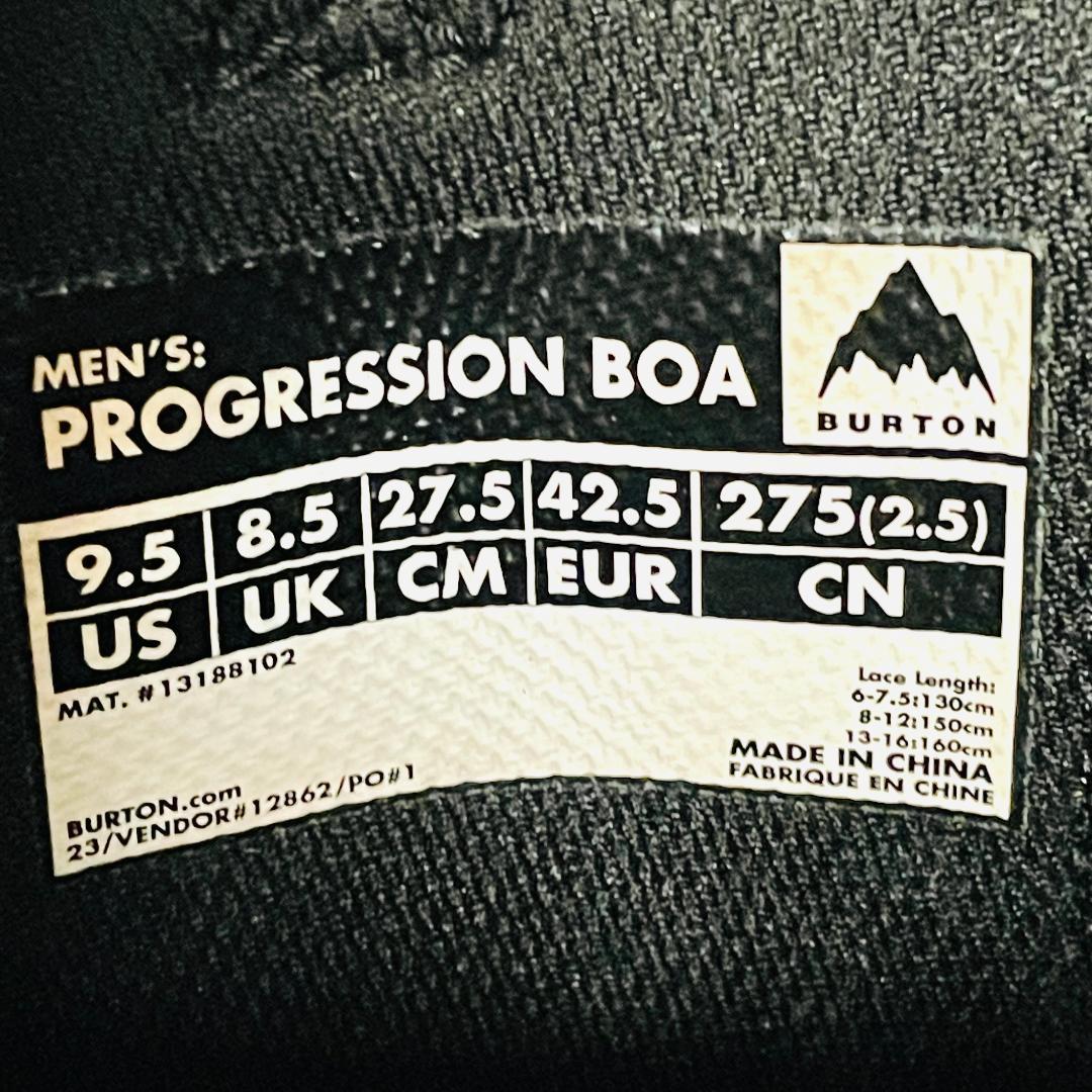 BURTON バートン スノーボードブーツ 27.5cm boa ボアシステム