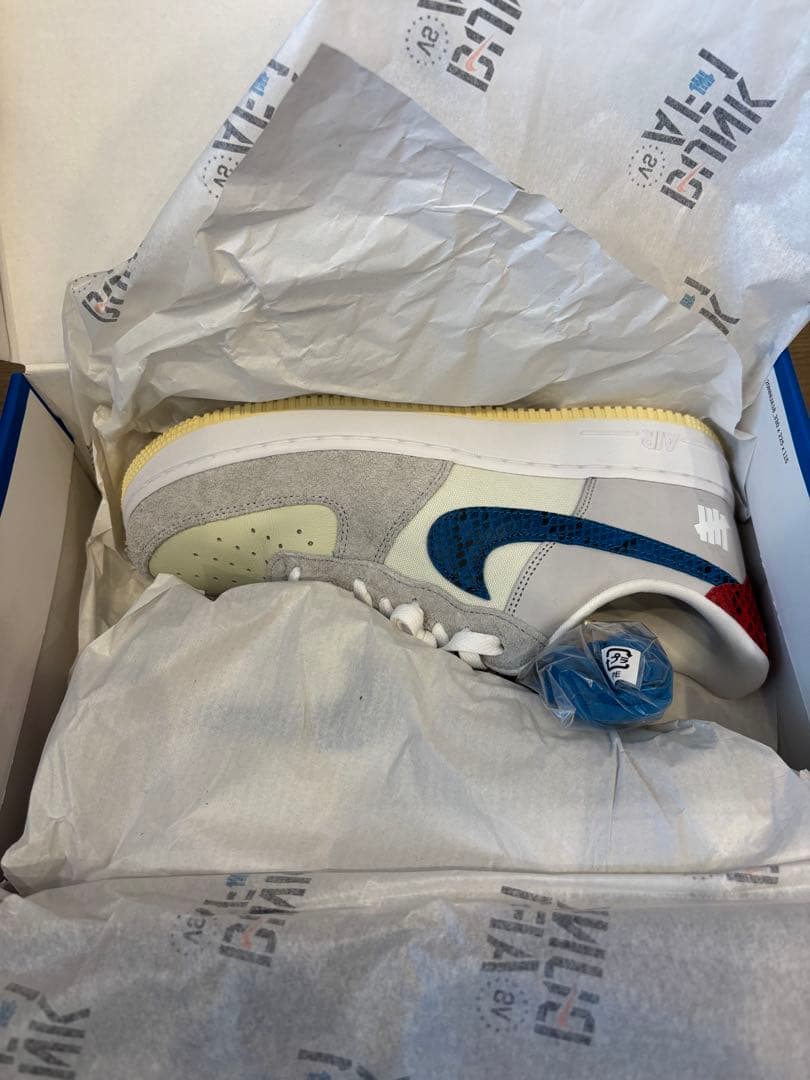 靴 NIKE AIR FORCE1 LOW SP UNDEFEATED 27.5cm