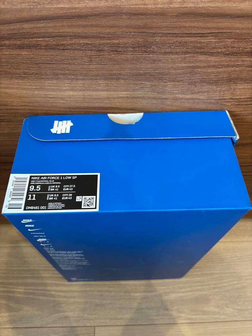 靴 NIKE AIR FORCE1 LOW SP UNDEFEATED 27.5cm