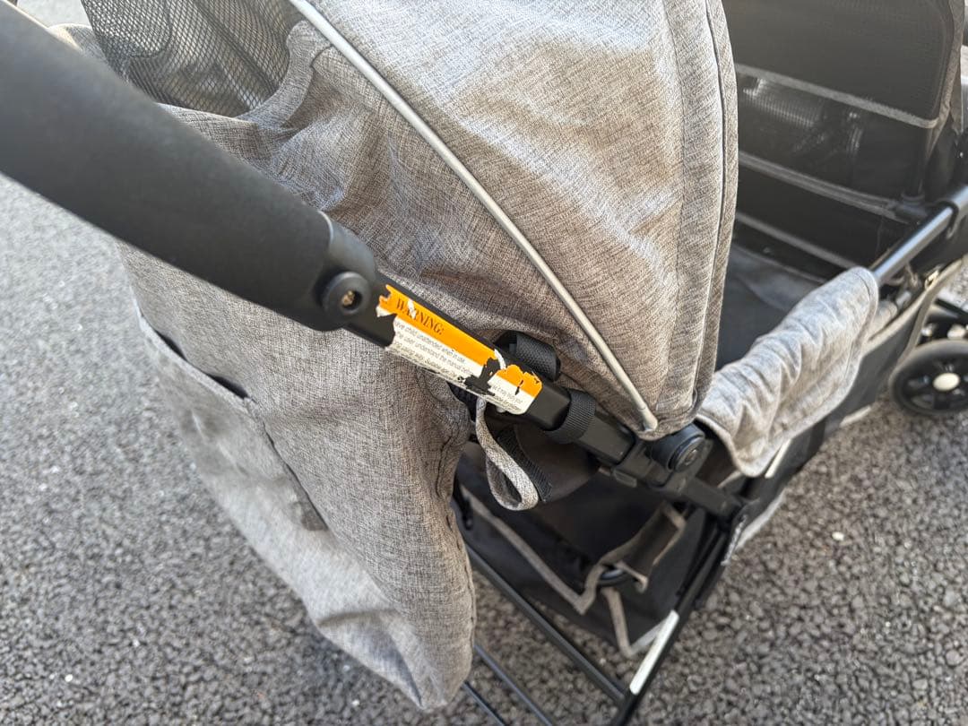 besrey ダブルベビーカー グレー【最終値下げ】 グレーのダブル