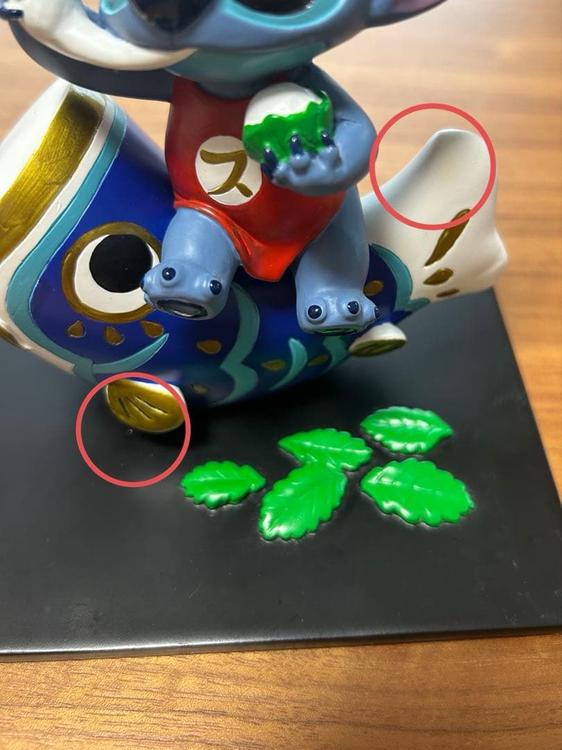 スティッチ　五月人形　兜&鯉のぼり　フィギュア