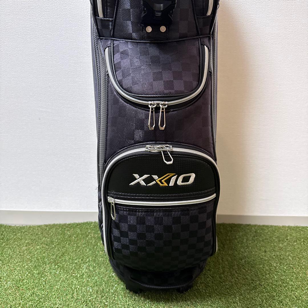 XXIO ゼクシオ キャディバッグ 軽量 2.2kg 9.5型 ブラックチェック
