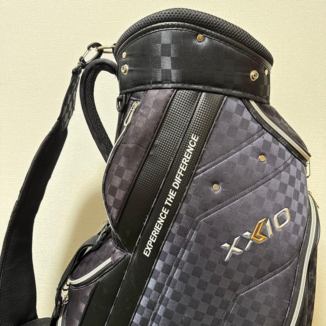 XXIO ゼクシオ キャディバッグ 軽量 2.2kg 9.5型 ブラックチェック