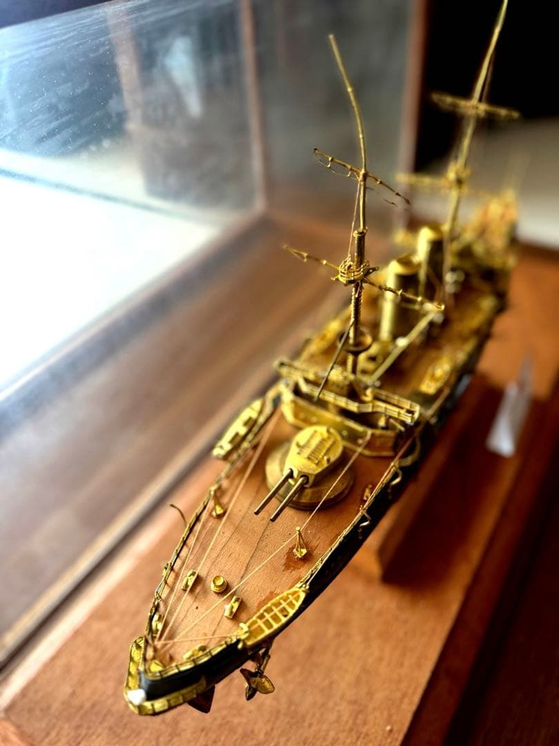 ⚪️戦艦「三笠」 模型 日露戦争時 連合艦隊の旗艦 歴史的 記念艦 三大記念艦