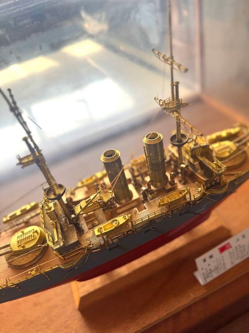 ⚪️戦艦「三笠」 模型 日露戦争時 連合艦隊の旗艦 歴史的 記念艦 三大記念艦