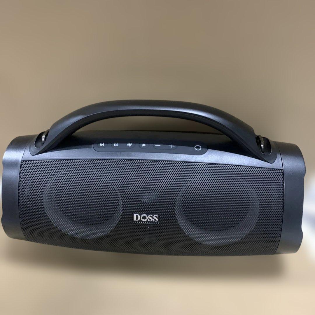 DOSS Extreme Boom Pro Bluetoothスピーカー 黒 Amazon.com: DOSS Extreme Boom Pro Loud Bluetooth Speaker with 100W