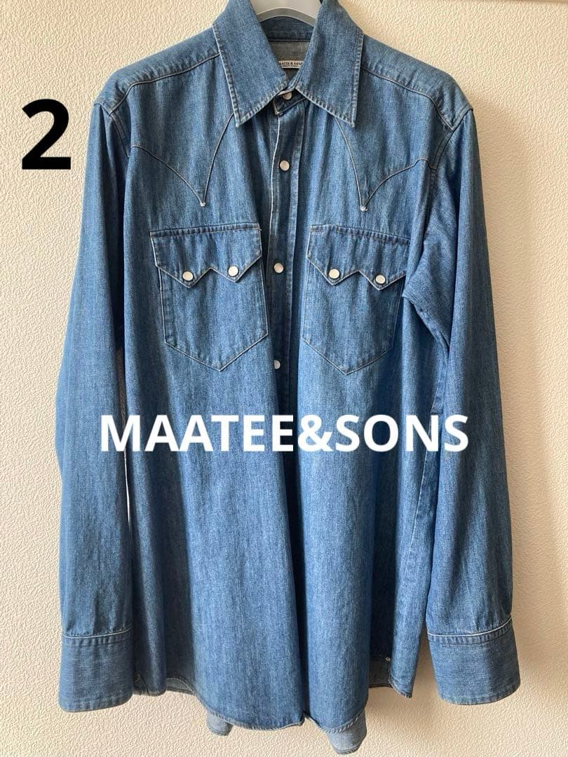 MAATEE&SONS LIGHTOZ DENIM チグハグWESTERN 2 - メルカリ