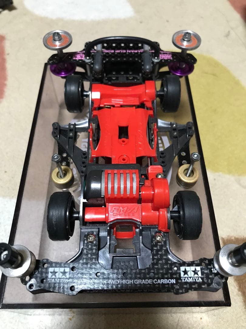 ミニ四駆完成品　fmaシャーシマッハフレーム　ストッククラス対応