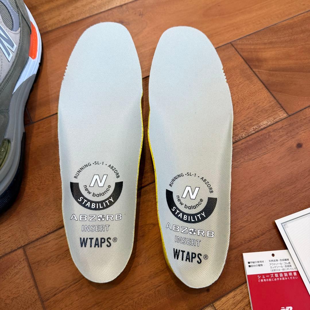 靴 WTAPS x New Balance 992 \"Gray\" 27cm