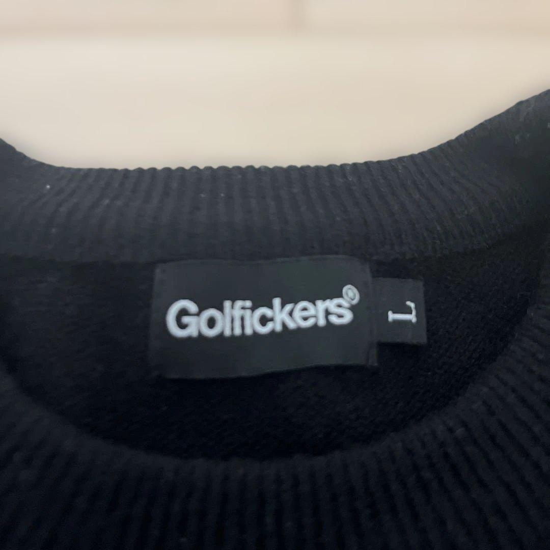 golfickers ニット ブラック Lサイズ ゴルフィッカーズ 黒 - メルカリ
