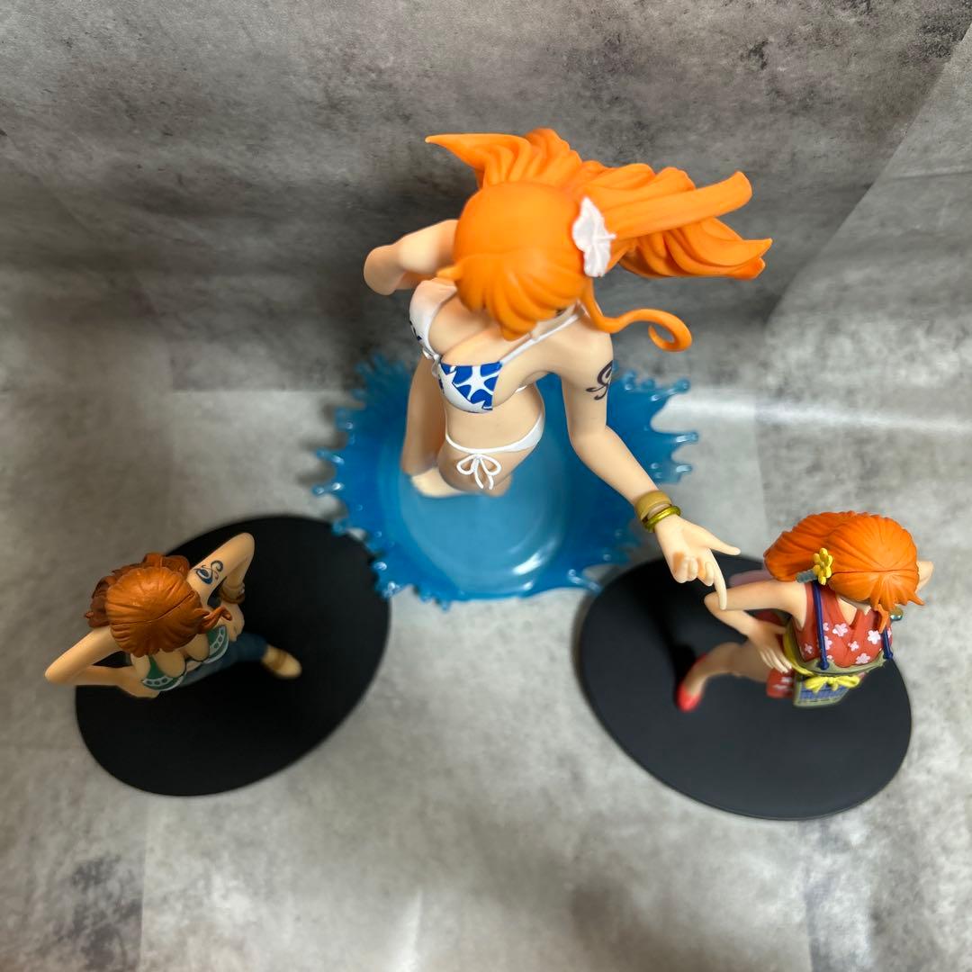 ワンピース ナミ フィギュア 3体セット 箱あり DXF グリグラ - メルカリ