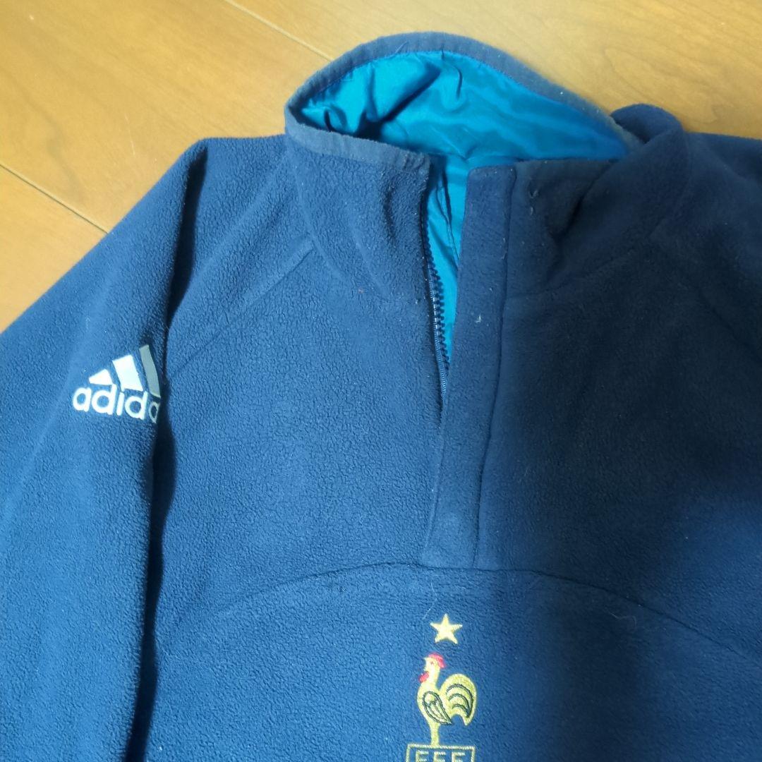 アディダス正規品フランス代表フリースジャケット 2002頃 ジダン