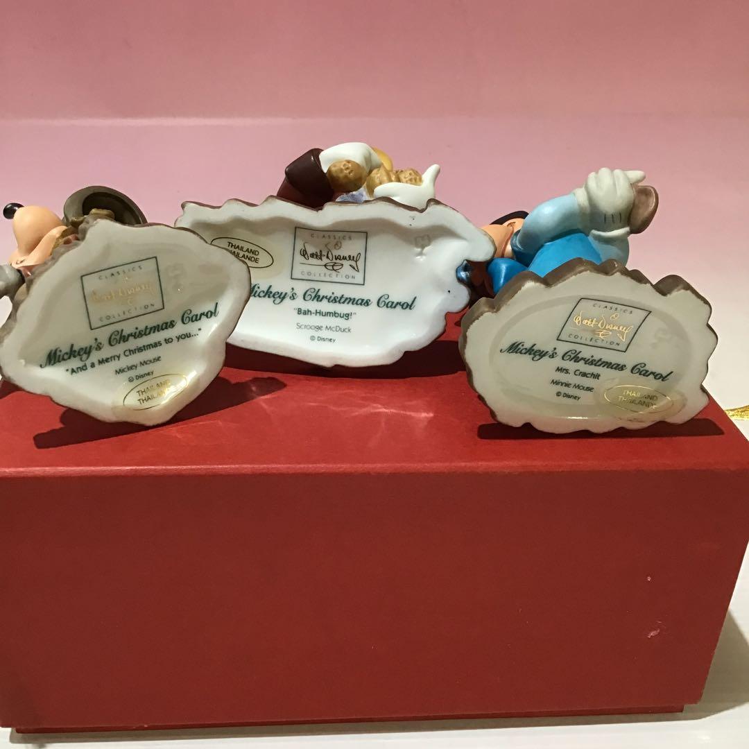 WDCC デズニー クラシック オーナメント 3個　スクルージ伯父 ミニー