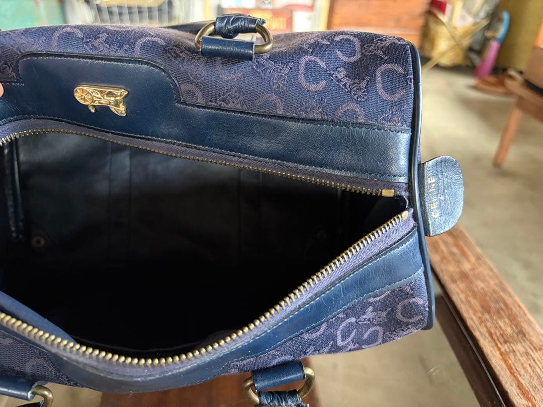 1980s vintage celine ビンテージセリーヌ サルキー 馬車金具 - メルカリ