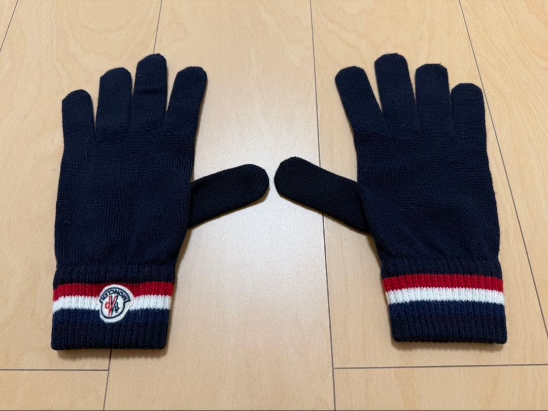 美品 MONCLER モンクレール トリコロール ウール グローブ手袋 Lサイズ 楽天市場】モンクレール 手袋 メンズ グローブ ニット トリコロール