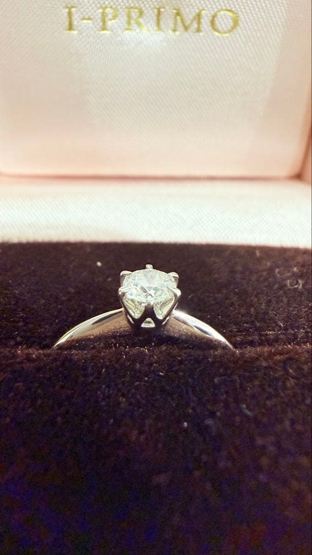 【週末価格】 I-PRIMO 婚約指輪　シリウス-S 7号　0.223ct