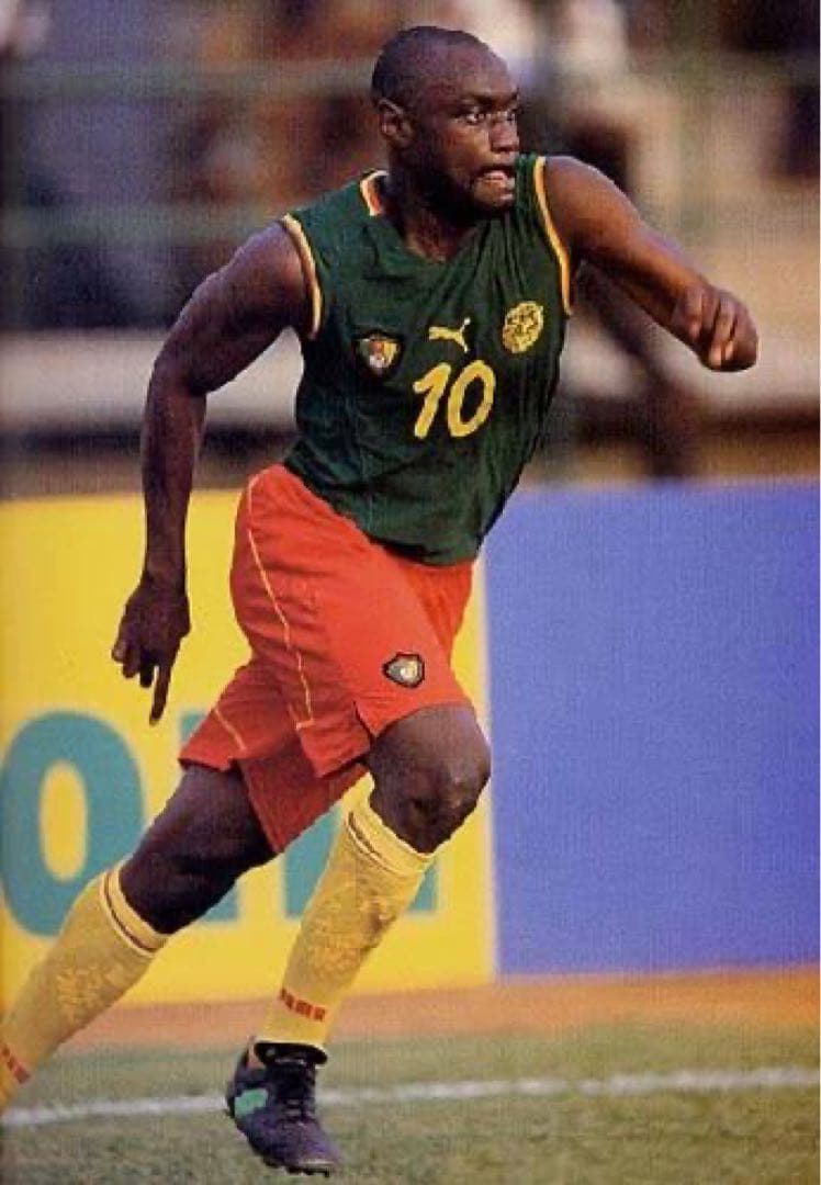 激レア】カメルーン代表 エムボマ 日韓W杯2002 正規品 ユニフォーム