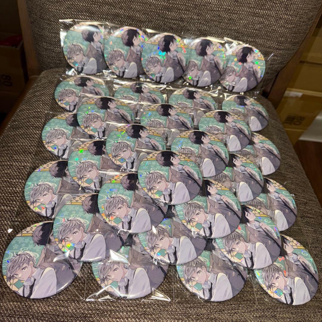 文豪ストレイドッグス c103 ホログラム缶バッジ 太宰治　中島敦　35点