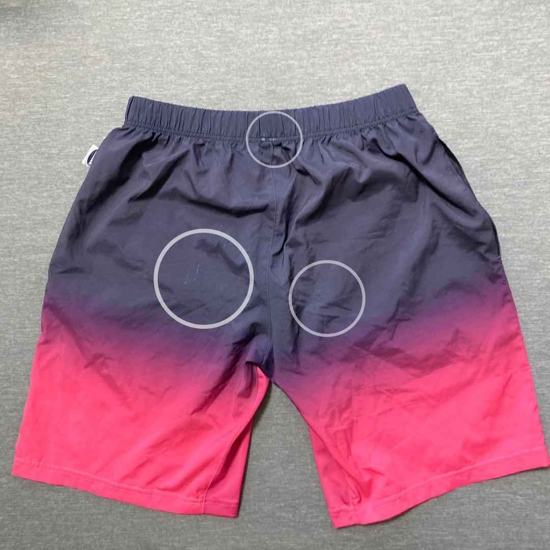 ヨネックスハーフパンツ Mサイズ ピンクパープルグラデーション - メルカリ