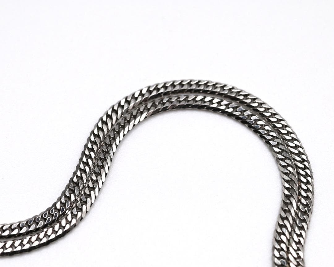 Pt850喜平ネックレス6面ダブル12g55cm造幣局検定マーク刻印入 - メルカリ