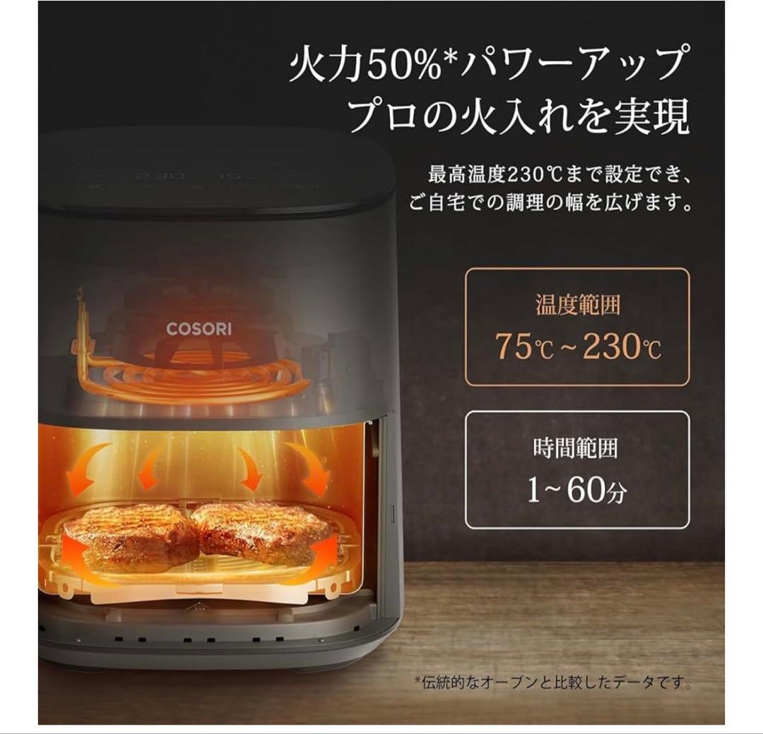 お値下げ！cosori ノンフライヤー 4.7l